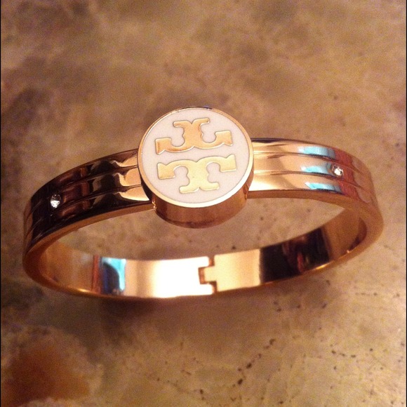 Sold! Tory Burch Bracelet- White