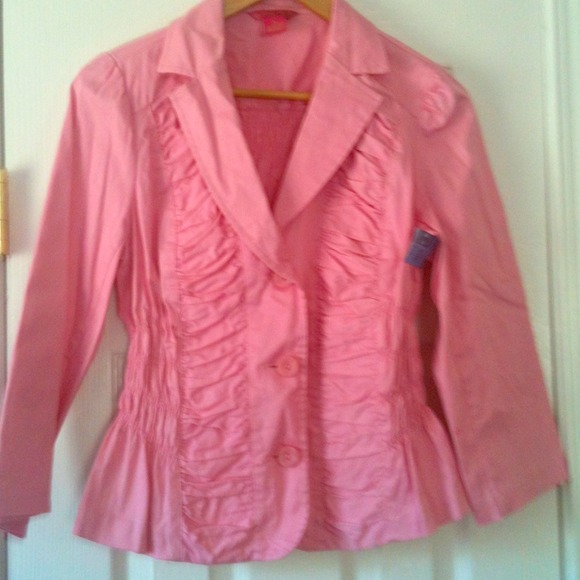 SOLD---Blazer--new pretty pink
