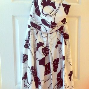 Silk strapless Ann Taylor sundress