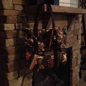 Fossil Handbag with matching wristlet