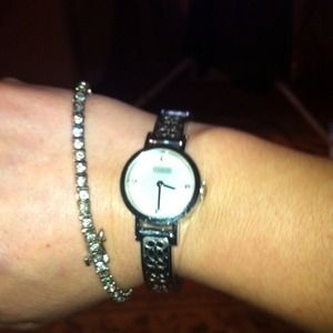 Authentic Silver COACH watch