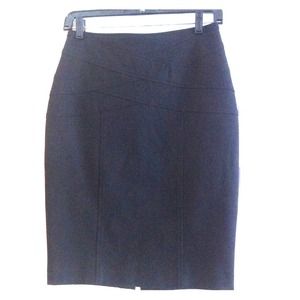 Stretch black INC pencil skirt