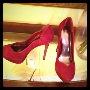 Beautiful Burgundy High Heels!