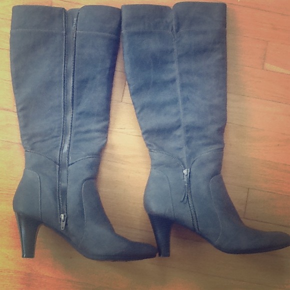 Dark Grey Zipper Boots.💥REDUCED💥Never Worn
