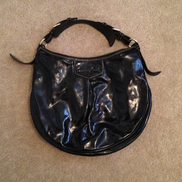 Dooney & Burke Patent Black Leather Handbag