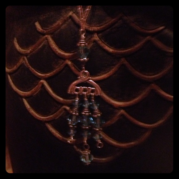 Blue necklace