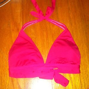 Fuchsia halter top- swim suit
