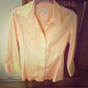 Banana Republic Peach button up shirt.