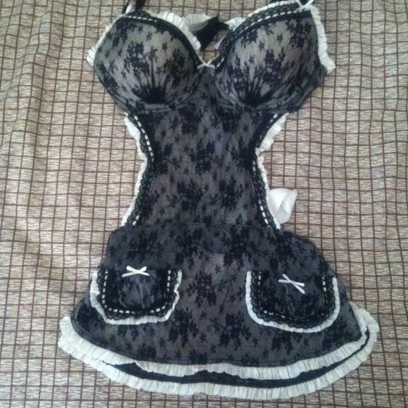 Victoria secret lingerie apron