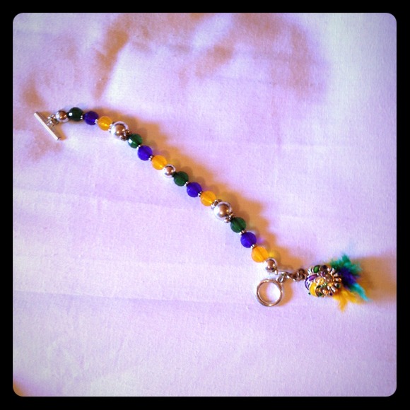 Mardi gras bracelet
