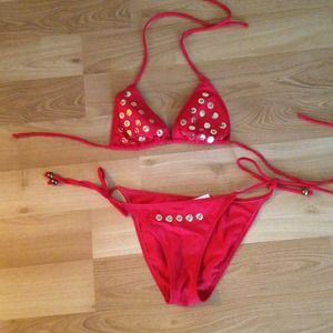 Reduced! Red bikini never worn