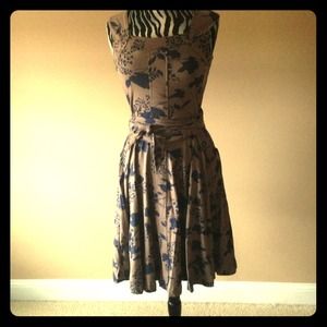 Modcloth Effie's Heart retro design dress size L.
