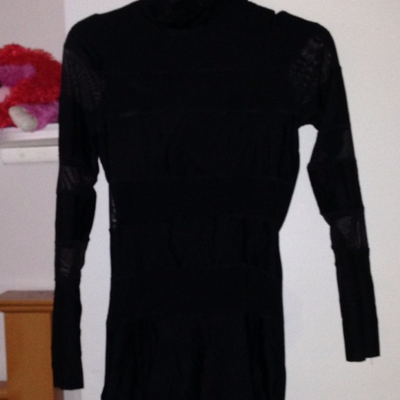 Black mesh dress - Picture 2 of 2