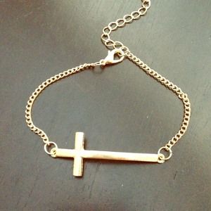 Gold Cross Bracelet