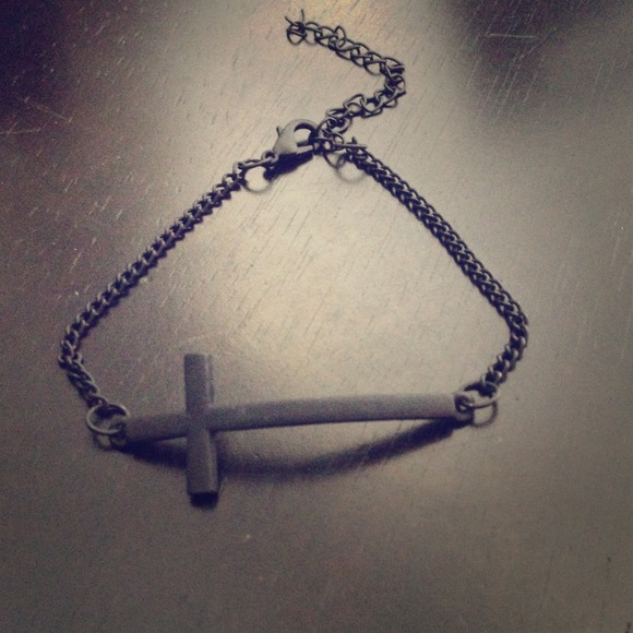Black Cross Bracelet