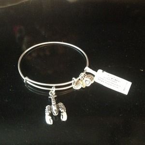 RESERVED. Alex and Ani silver lobster bracelet