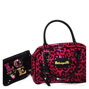 Betsy Johnson cosmetic bags and weekend bag!