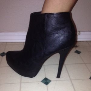 Black booties