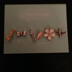 6 pack of cartilage earrings