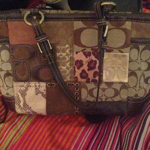 Coach patch work purse - Picture 1 of 3