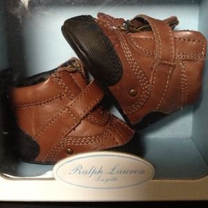 Baby Ralph Lauren Polo boots.