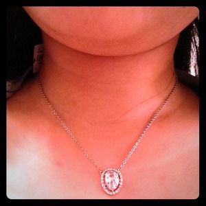 Givenchy bundle. 2 cubic zirconia necklace.