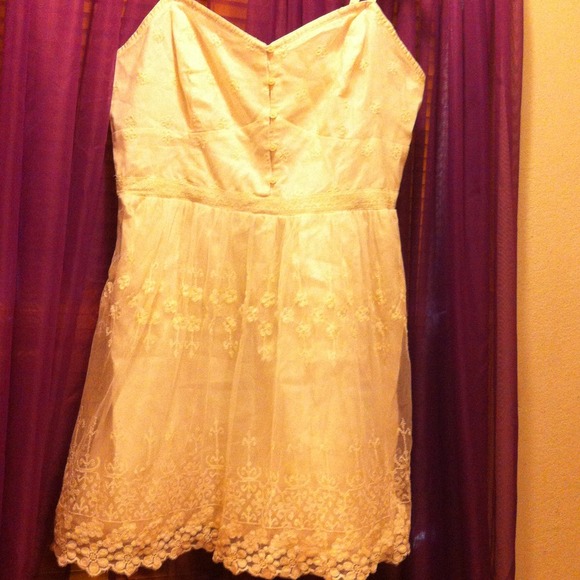 White Tul like dress