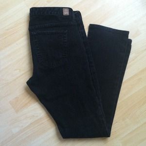 Black guess jeans and zara top
