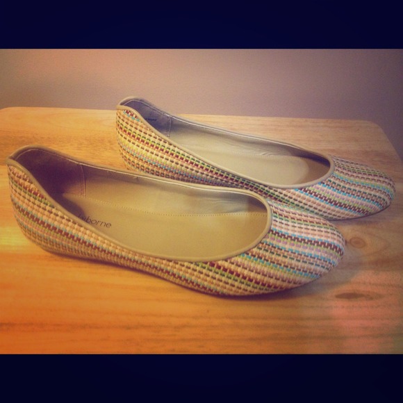 Liz Claiborne Colorful Weave Flat