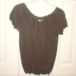American Eagle Brown Top