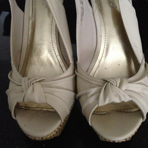 Beige Wedges - Picture 2 of 5