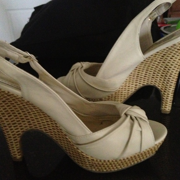 Beige Wedges - Picture 5 of 5