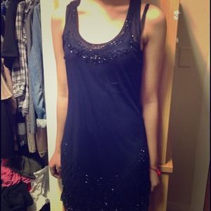 TRADED for @holly_molly  (Navy beaded dress)