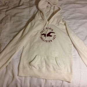 Cream Hollister Hoody