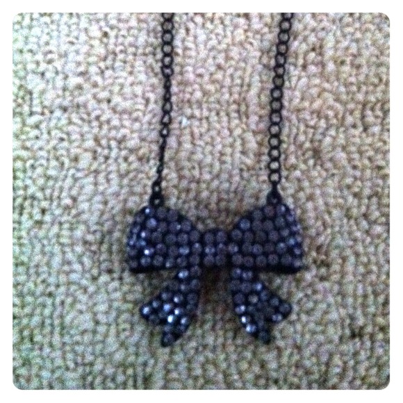 ⭕HOLD⭕ @supnurse Jeweled Bow Necklace