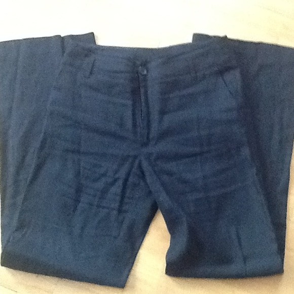 Banana Republic Black linen pants.