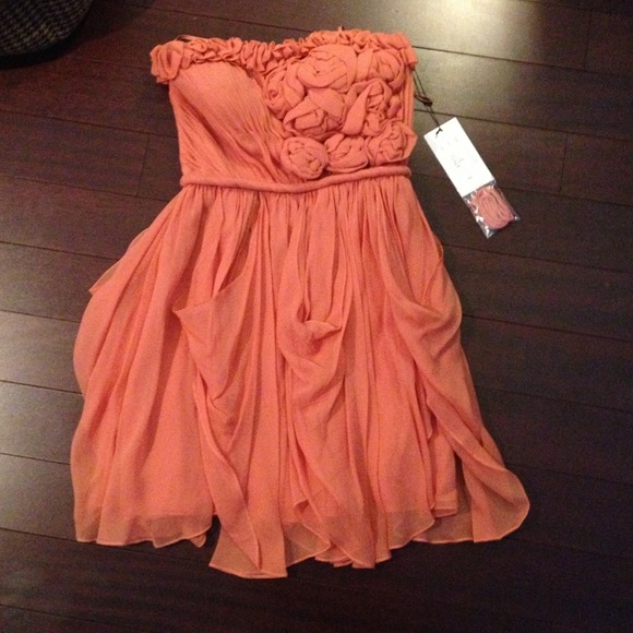 strapless sexy short jovani