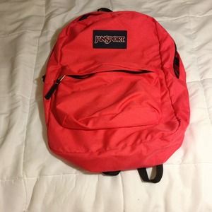Jansport coral/ pink backpack