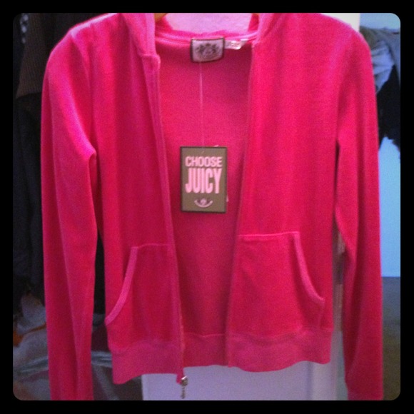 Juicy Couture Cupcake Couture Velour Track Hoodie