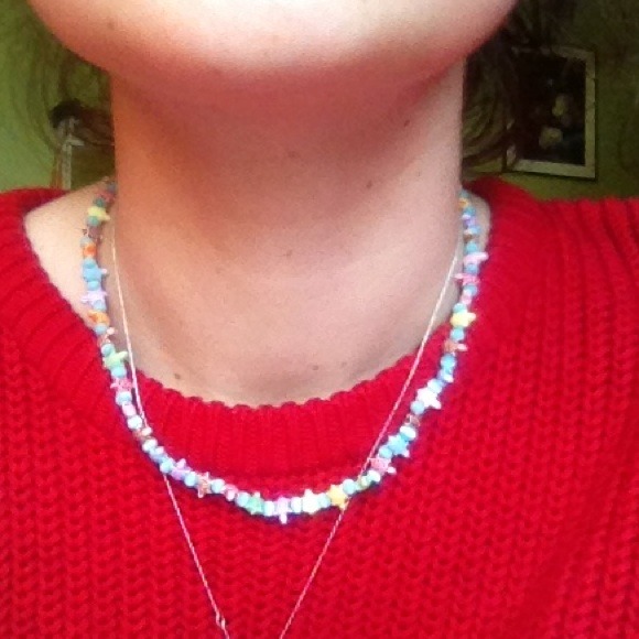 Turtle beaded necklace - Picture 3 of 3
