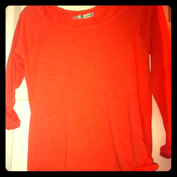Long sleeve coral shirt