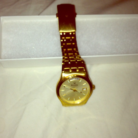 Bulova Watch for men gold tone