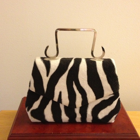 Zebra print small purse
