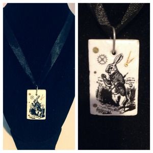 Alice in wonderland necklace