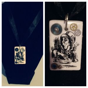 Alice in wonderland necklace