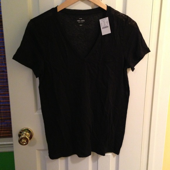 SOLD******J Crew Linen shirt M