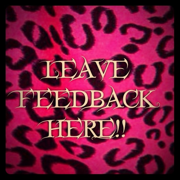 🙏Leave Feedback here dolls!!🙏