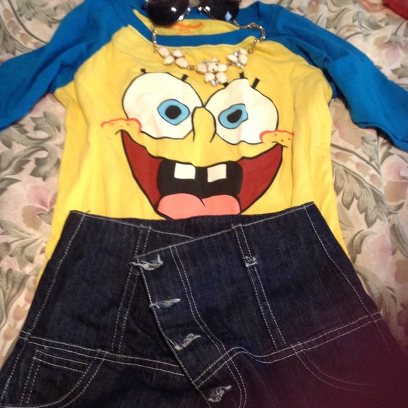 Spongebob shirt! For only $10 neclace $6