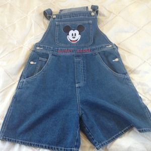 Mickey Mouse overalls denim