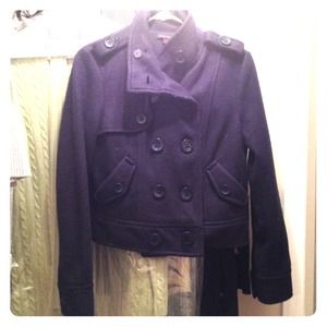 navy pea coat